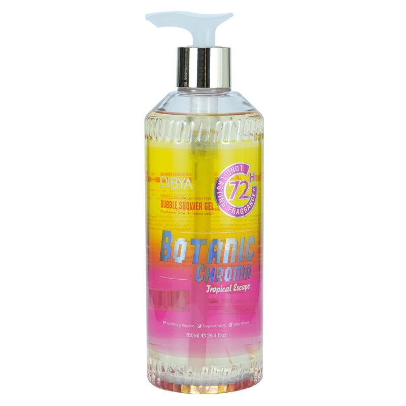 Botanic Chroma Hydrating Bubble Shower Gel– Tropical Escape